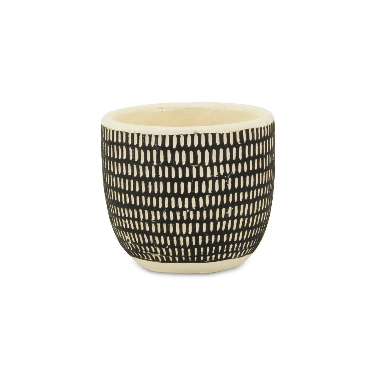 Contemporary Home Living 4.5" Small Dotted Outdoor Planter Pot